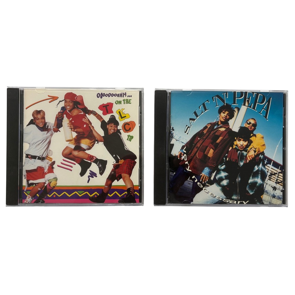 TLC Ooooooohhh On The TLC Tip & Salt-N-Pepa Very Necessary 90s Hip Hop CD Lot